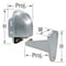 Rockwood Door Stop, Wall-Mount, Satin Chrome 494.26D - alternate 1