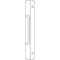 Rockwood Door Latch Guard, Stainless Steel, 10"L x 1-11/16"W 321.32D - alternate 2