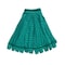 Rubbermaid Commercial 1 in Tube Wet Mop, 22 oz Dry Wt, Slide On Connection, Looped-End, Green, Microfiber FGT81206GR00 - alternate 2