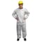 Bodyfilter 95+ Disposable Coverallss, Collared Coverall, M, Laminated Nonwoven, Elastic Wrist, Open Ankle, White 4012-M - alternate 1