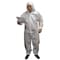 Bodyfilter 95+ Disposable Coverallss, Hooded Coverall, M, Laminated Nonwoven, Elastic Wrist, Elastic Ankle, White 4028-M - alternate 1