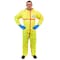 Chemsplash Collared Chemical Resistant Coveralls, 3XL, Yellow, zipper 7012YT-3XL - alternate 1
