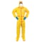 Chemsplash Chemical Resistant Coveralls, Hooded Coverall, M, Nonwoven, Elastic Wrist, Attached Boots Ankle 7019YT-M - alternate 1