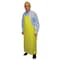Chemsplash Disposable Bib Apron, Proprietary Laminated Nonwoven, Seamless, 10 mil, 46 in, Yellow, Universal 702846Y - alternate 1