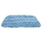 Rubbermaid Commercial 8-1/4 in L Flat Mop Pad, 0.322 oz Dry Wt, Quick Change Connection, Blue/White, Microfiber FGQ89100BL00 - alternate 6