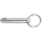 Zoro Select Ring Pin, 1/2 in Dia, 2-1/2 in Usable Lg, 3 1/2 in L, Steel, 5 PK 30-49 - alternate 1