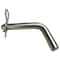 Zoro Select Bent Hitch Pin, 5/8 in Dia, 5 in Usable Lg, Steel, Ungraded, 1 PK U39667.062.0400 - alternate 1