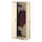 Tennsco Wardrobe Storage Cabinet, 78 in H, 36 in W, Swing, Keyed, Champagne/Putty, 2 Shelves, 0 Drawers 7818WPY - alternate 1