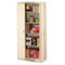 Tennsco Shelving Storage Cabinet, 78 in H, 36 in W, 24 in D, Swing, Keyed, Putty, 4 Shelves, 0 Drawers 7824PY - alternate 1