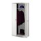 Tennsco Wardrobe Storage Cabinet, 78 in H, 36 in W, Swing, Keyed, Light Gray, 2 Shelves, 0 Drawers 7824WLGY - alternate 1