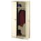 Tennsco Wardrobe Storage Cabinet, 78 in H, 36 in W, 24 in D, Swing, Keyed, Putty, 1 Shelves, 0 Drawers 7824WPY - alternate 1