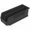 Akro-Mils Hang & Stack Storage Bin, Plastic, Black, 5 in H, 5 1/2 in W, 14 3/4 in L 30234BLACK - alternate 2