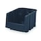 Akro-Mils Hang & Stack Storage Bin, Plastic, Black, 5 in H, 6 5/8 in W, 8 7/8 in L 30796BLACK - alternate 1