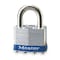 Master Lock Padlock, Keyed Alike, Standard Shackle, Rectangular Steel Body, Steel Shackle, 3/4 in W 1UP - alternate 1