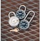 Master Lock Combination Padlock, Center, Blue/Silver 1506D - alternate 3