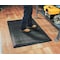 Notrax Antifatigue Mat, 5 ft L x 3 ft W, 1/2 in Thickness, Vinyl, Corrugated, Black 474S0035BL - alternate 1