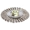 Weiler Twist Wire Wheel Wire Brush, Threaded Arbor 96098 - alternate 1
