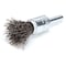 Weiler Crimped Wire End Wire Brush, Steel, 1/2" 96101 - alternate 1