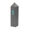 Smokers Oasis Cigarette Receptacle, Silver, 1.75 gal TBH01 - alternate 4
