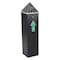Smokers Oasis Cigarette Receptacle, Black, 1.75 gal TBH04 - alternate 1