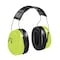 3M Peltor Peltor Optime Over-the-Head Earmuffs, Passive, NRR 30dB, Black/Green H10A HV - alternate 3