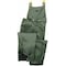 Viking Rain Bib Pants, 100% Nylon, 33 1/2 in Inseam, 45 in Waist, 0.45mm Thickness, Green, 3XL 3305P-XXXL - alternate 2