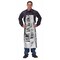 Karewear Aluminized Apron, Rayon, 42 in Length, Silver 726MBAR - alternate 2