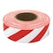 Zoro Select Flagging Tape, No Legend, Red/White, 1 3/16 in Wide x 300 ft Length, Vinyl, 2 mil SWR-200 - alternate 1