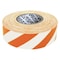 Zoro Select Flagging Tape, No Legend, Orange/White, 1 3/16 in Wide x 300 ft Length, Vinyl, 2 mil SWO-200 - alternate 1
