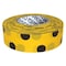 Zoro Select Flagging Tape, No Legend, Black/Yellow, 1 3/16 in Wide x 300 ft Length, Vinyl, 2 mil PDYBK-200 - alternate 1