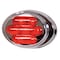 Maxxima Clearance Light, LED, Red, Surface, Oval, 3 L 3JYC3 - alternate 2