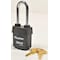 Master Lock Padlock, Keyed Different, Long Shackle, Rectangular Steel Body, Boron Shackle, 7/8 in W 6121LJ - alternate 3