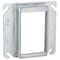 Raco Mud Ring, 1 Gang, Galvanized Zinc, Square Box Type 774 - alternate 1