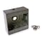 Bell Outdoor Weatherproof Electrical Box, 32 cu in, Double Gang Box Type, 2 Gangs, Aluminum, Square Shape 5341-0 - alternate 1