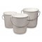 Nalgene 2 gal. Round Bucket, White, Polypropylene 7012-0080 - alternate 1
