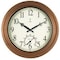 Zoro Select 18" Analog Thermometer Wall Clock, Brown 50314A2 - alternate 2