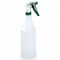 Zoro Select 32 oz Trigger Spray Bottle, Mist/Stream, 1 fl oz Graduation Markings, HDPE, White/Green, 3 PK 130296 - alternate 5