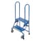 Ballymore 41 in H Steel Folding Rolling Ladder, 2 Steps, 350 lb Load Capacity LS2247 - alternate 1