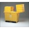 Eagle Mfg 2 Drum High Profile Workstation, 220 Gallon Sump Capacity, Without Drain, Yellow - 1628 1628 - alternate 4