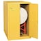 Eagle Mfg Hazardous Material Storage Cabinet, 55 gal, 0 Shelves, Steel, 30 in W x 50 in H x 48 in D, Yellow 1928X - alternate 3