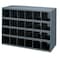 Durham Mfg Pigeonhole Bin Unit, 33.75 in W x 12 in D x 23.875 in H, 24 Compartments, Gray, Steel 356-95 - alternate 2