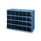 Durham Mfg Pigeonhole Bin Unit, 33.75 in W x 12 in D x 23.875 in H, 24 Compartments, Gray, Steel 356-95 - alternate 5