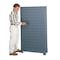 Durham Mfg Steel Enclosed Bin Shelving, 12 1/4 in D x 62 1/2 in H x 34 in W, 16 Shelves, Gray 022-95 - alternate 2