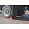 Checkers 8-1/2 in. Urethane Wheel Chock in Orange UC1500-4.5 - alternate 2