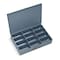 Durham Mfg Steel, 12 compartments, 12 1/2 in D x 3 1/8 in H x 18 3/8 in W 115-95-D568 - alternate 1