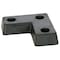 Zoro Select Dock Bumper, 18 x 4 x 18 In, Rubber L-1818-4 - alternate 2