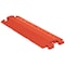 Linebacker Cable Protector, 1-5/8 in H, 36 in L, 11-1/2 in W, 1 Channel, Polyurethane, Orange CP1X125-GP-DO-O - alternate 1