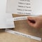 Hol-Dex Label Holder Insert, 4 per sheet, PK50 LI-35-4 - alternate 4