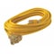 Zoro Select SJTW Extension Cord, 12 AWG, Outdoor, 12/3, 3 Outlets, 5-15R, Yellow, PVC, 5-15P, 100 ft 9AD35ID - alternate 3