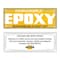 Hardman Epoxy Adhesive, Double/Bubble Machineable-Fast Set Series, Black, Packet, 10 PK, 1:01 Mix Ratio 4002-BG10 - alternate 1